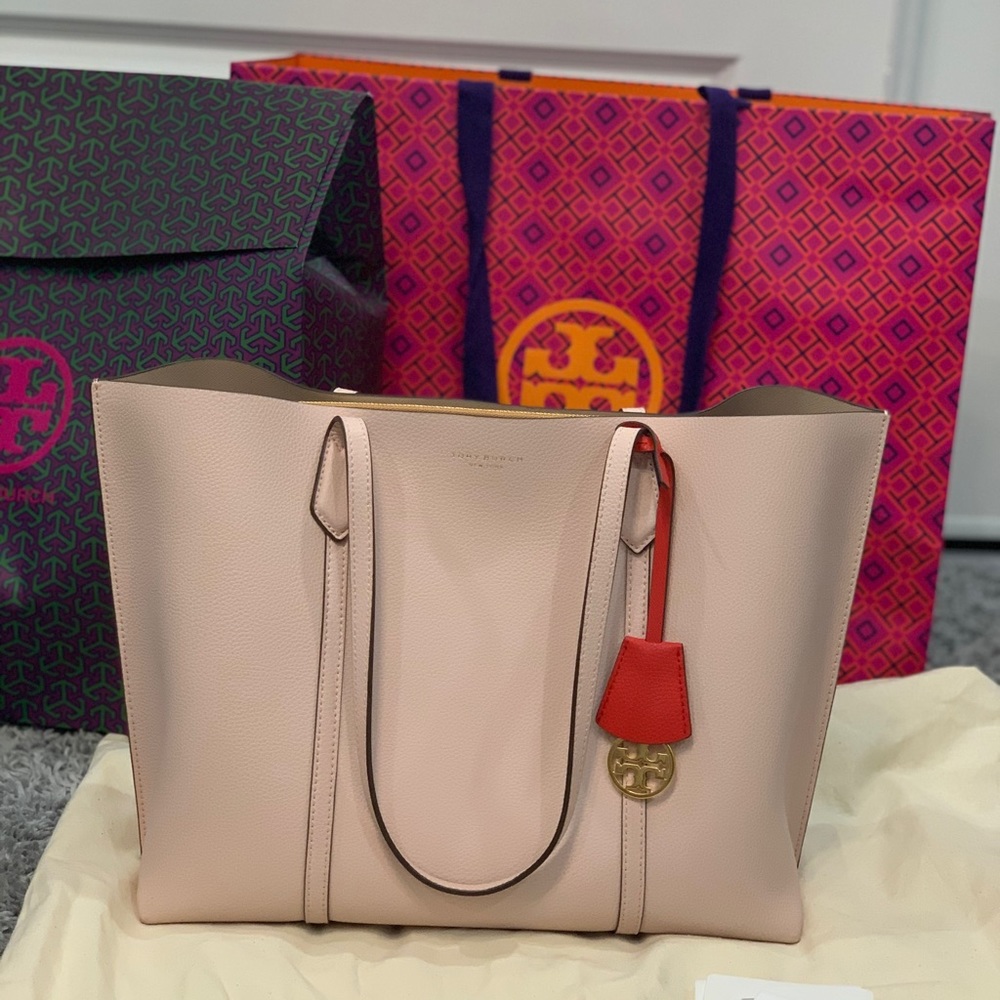 Tory Burch Triple Compartment Perry Tote